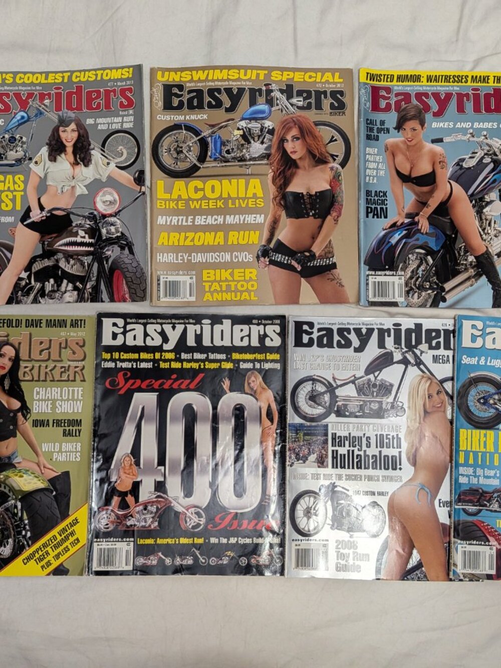 Easyriders Magazines Lot (X7)